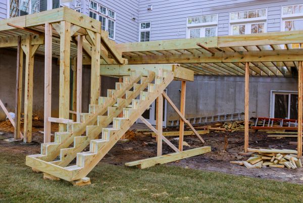 Deck Post Replacement in Ooltewah