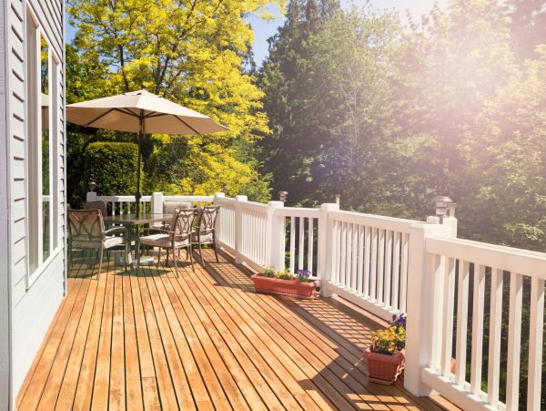 Cedar Deck Installation in Ooltewah