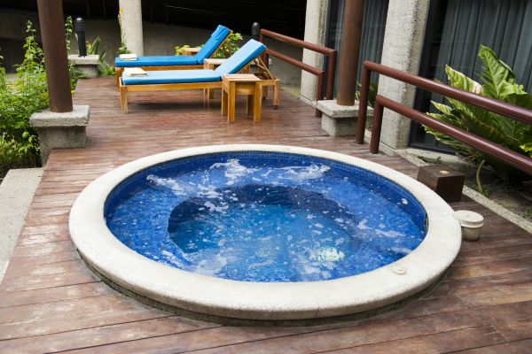Hot Tub Deck Construction in Ooltewah
